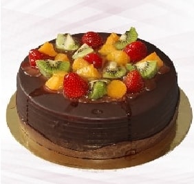 Zengin Tatlı Lezzet 6-9 Kişilik Karışık Meyveli Pasta